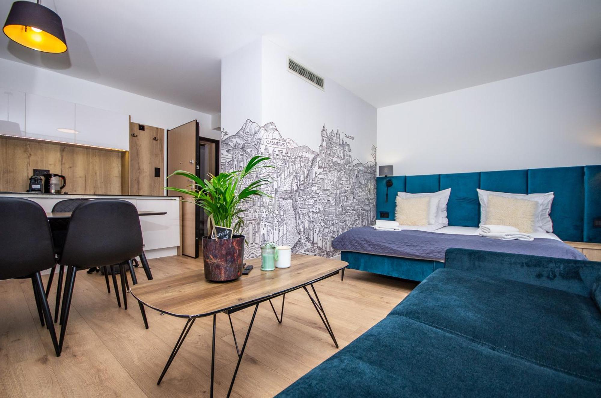 Inpoint Apartments G15 Near Old Town & Kazimierz District & Parking Option Kraków Værelse billede